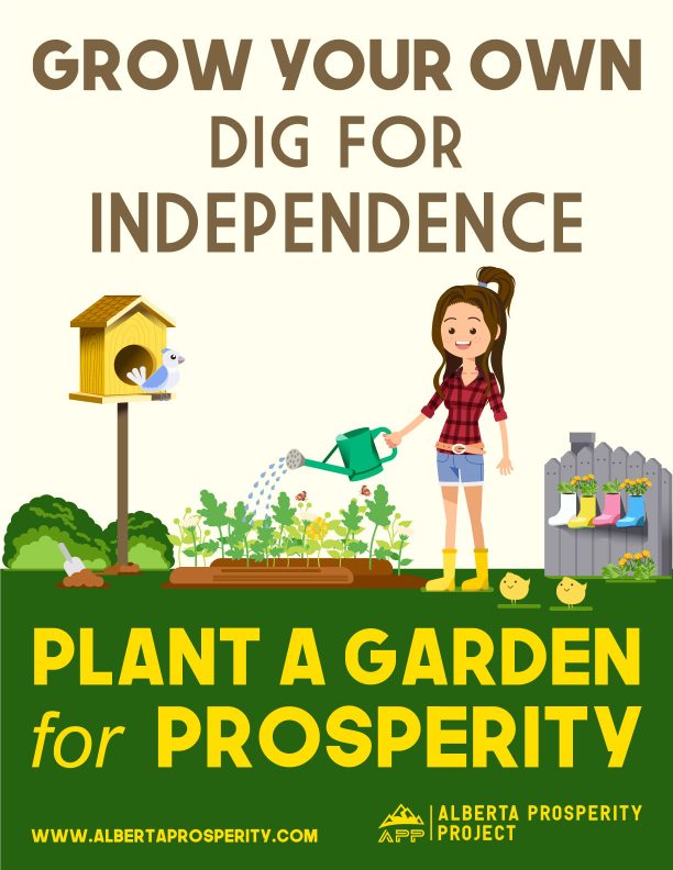 Alberta Prosperity Project Plant-A-Garden-for-Prosperity Poster
